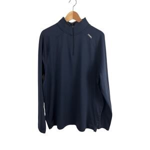UNRL Men's Quarter Zip Pullover Shirt Size Large